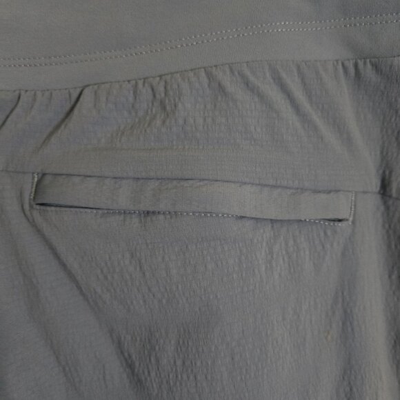 Athleta Trekkie North Jogger Pants Cottage Blue Zip Pockets Drawstring Size 14 - Picture 8 of 12